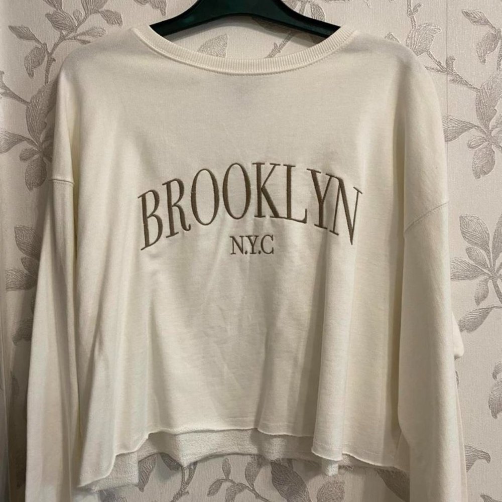 New Look Womens White Sweatshirt